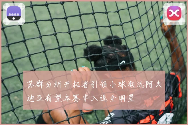 苏群分析开拓者引领小球潮流阿夫迪亚有望本赛季入选全明星